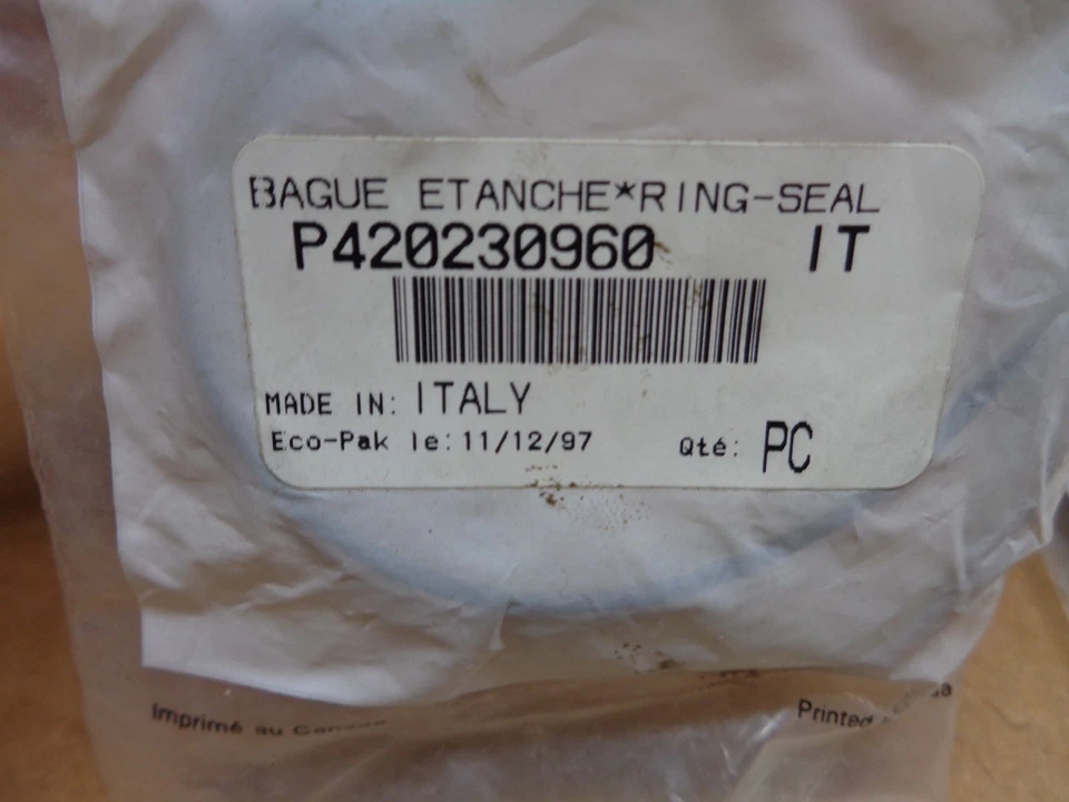 SKI-DOO 6ct NEW OEM RUBBER ORING SEAL 780 MACH Z LT 1996 ENGINE 420230960 HEAD - Image 2 of 2