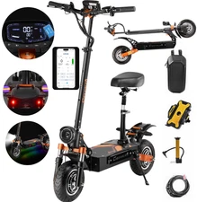 Cheevalry 6000W Electric Scooter for Adult Dual Motor Foldable Off Road 52V 33AH