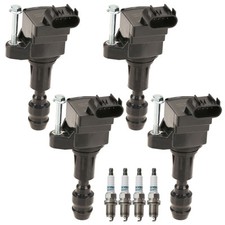 Denso 4 Ignition Coil 4 Iridium TT Spark Plugs Kit For 9-5 2.0 L4 Turbo A20NFT