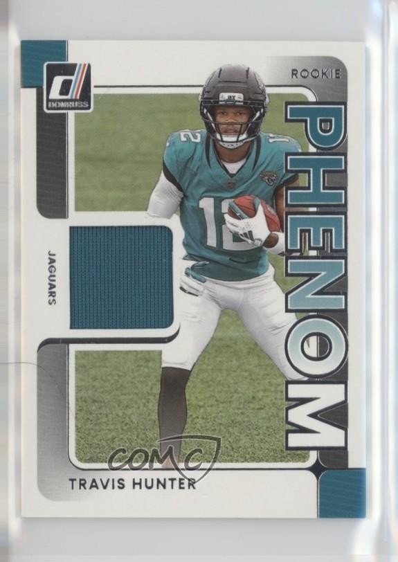 Travis Hunter Panini Donruss Rookie Phenom Jerseys #RPJTHR Base