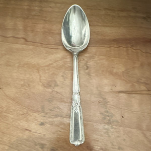 Wallace Renaissance Sterling Silver 6” Spoon Floral Handle Pattern