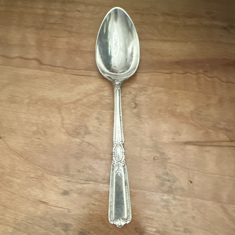 Wallace Renaissance Sterling Silver 6” Spoon Floral Handle Pattern