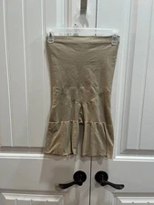 Spanx High Waist Mid Thigh Shaper Love Your Assets -Sara Blakely - Beige Size 1X