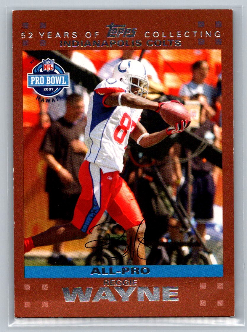 Reggie Wayne 2007 Topps SN /2007 Bronze 52 Years Indianapolis Colts #408