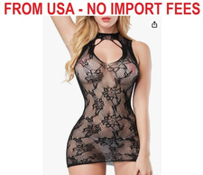 Famstar Sexy Lingerie for Women Naughty Fishnet Lingerie Set Bodysuit Outfits Te