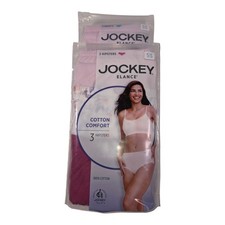 Jockey Elance Women's 3-Pack Briefs Hipsters 100 Cotton Size 5 - Lot of 2