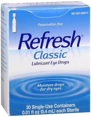 Refresh Classic Lubricant Eye Drops Single-Use Containers 30 EA