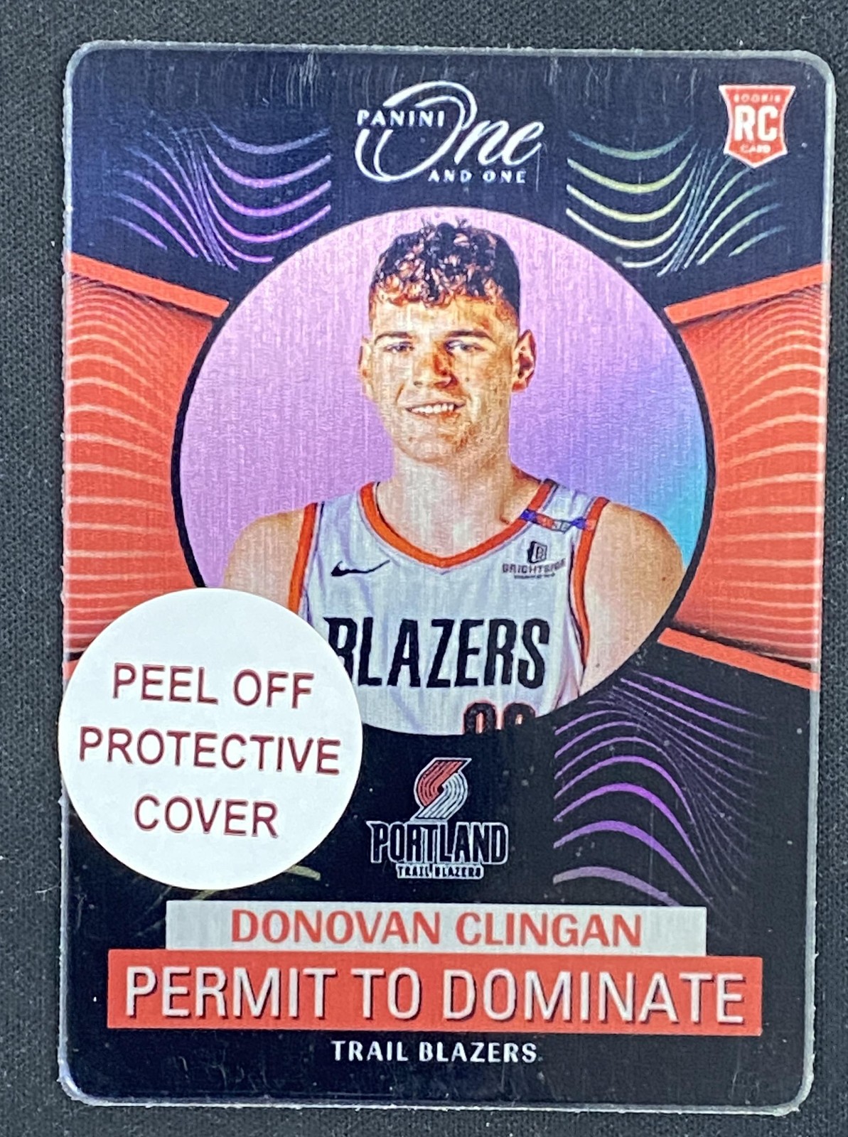 2024-25 Panini One And One Donovan Clingan #6 RC Rookie Permit to Dominate