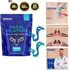 Nasal Dilators for Breathing and Sleeping - 2 Pack Anti Snoring Nose Vents Op...