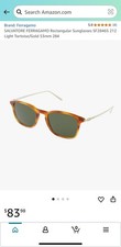 NEW Salvatore Ferragamo SF2846S-212-56. Sunglasses 56mm 100 Authentic