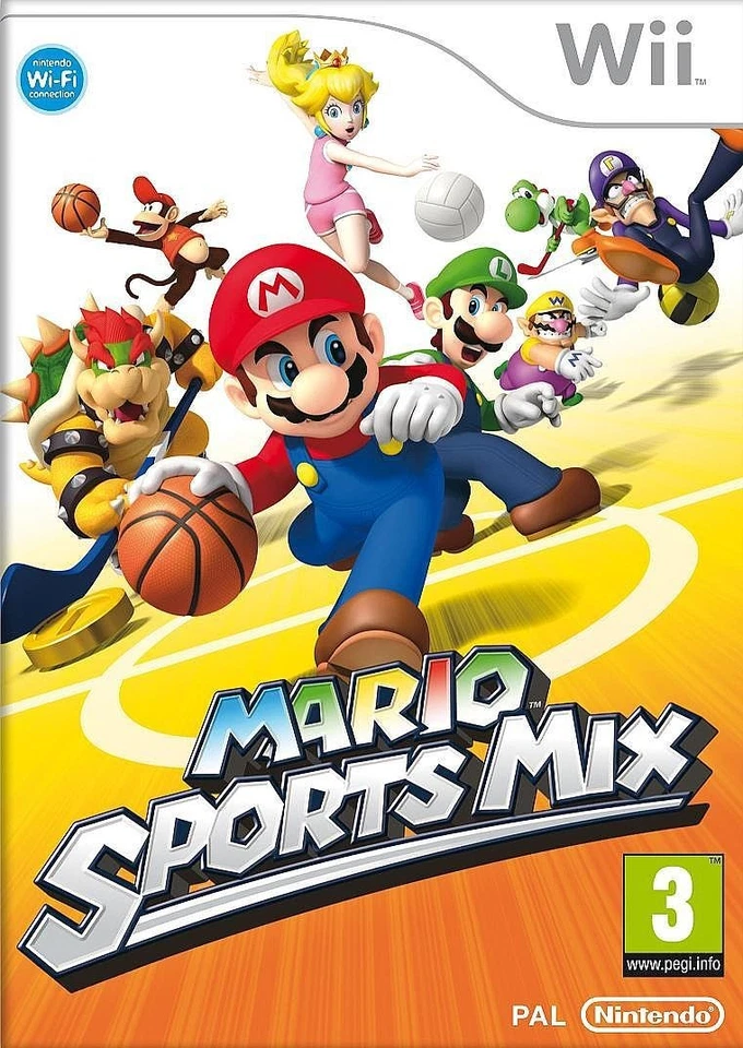 MARIO SPORTS MIX RVL-RMKP-EAP PARA LA NINTENDO Wii USADO EN BUEN ESTADO