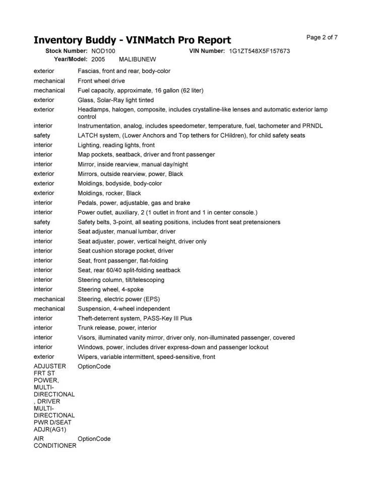 Airbag Air Bag VIN Z 4th Digit New Style Passenger Seat Fits 04-05 MALIBU 293337 — 第 3/4 张图片