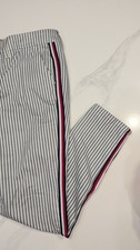 Tommy Hilfiger Women's Jeans Size 2 Pants Striped Sides Pinstriped Cute T