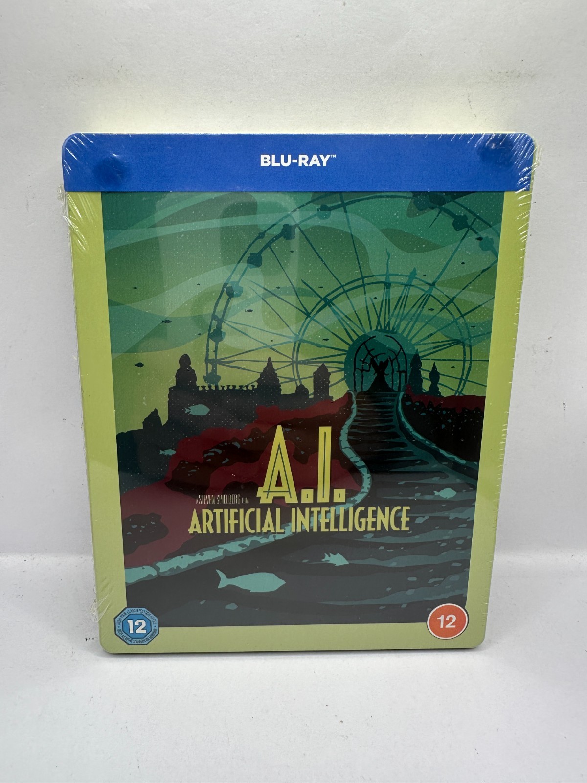 A.I. ARTIFICIAL INTELLIGENCE - (UK) SCI-FI DESTINATION BLU RAY STEELBOOK - NEW