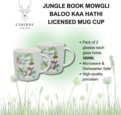 Disney Dschungelbuch 2 Tassen Set - Mogli, Baloo & Friends Keep The Wild In You! 🌴 - Bild 3 von 5