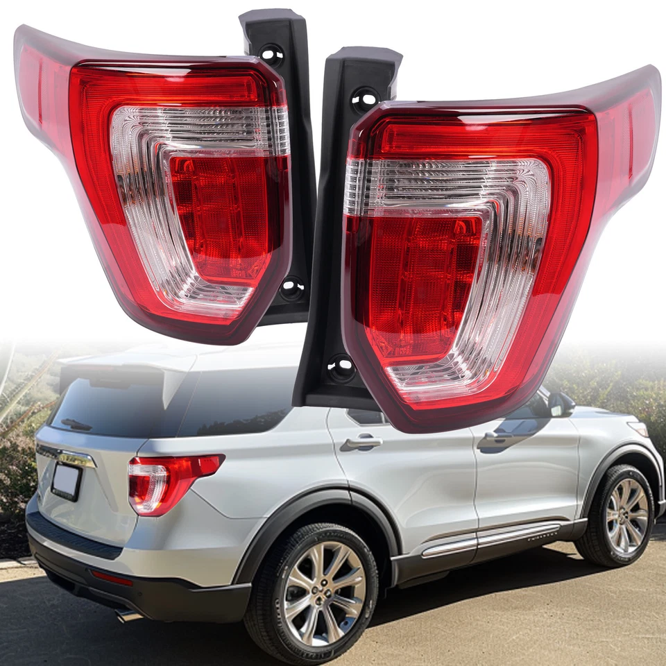 Luz trasera LED con bombilla L+R para Ford Explorer 2016 2017 2018 2019 Foto 2 de 4