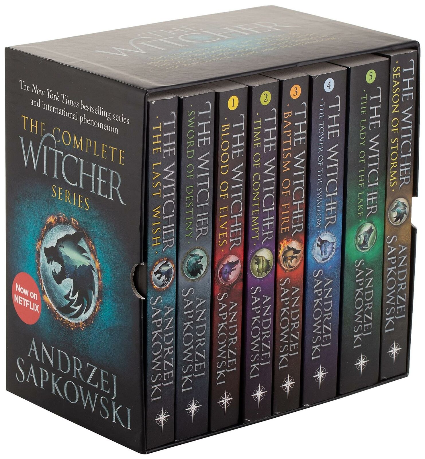 The Witcher 8 Books Boxed Set Collection by Andrzej Sapkowski