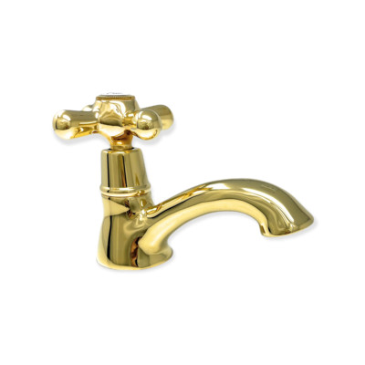 Nostalgische Retro Kaltwasserarmatur Old Gold