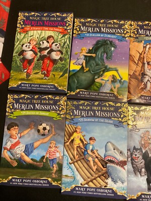 Magic Tree House (R) Merlin Missions lot of 6 #20,21,23,24,25,26