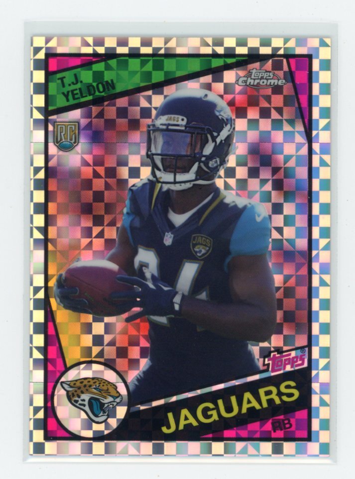 TJ Yeldon Topps Chrome 60th Anniversary Relics #TY Xfractor