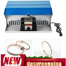 Tabletop Polishing Buffing Machine Dust Collector +Light Jewelry Buffer Polisher