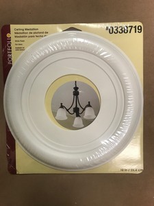 New Portfolio 10 White Ceiling Medallion 0338719 Use W Ceiling