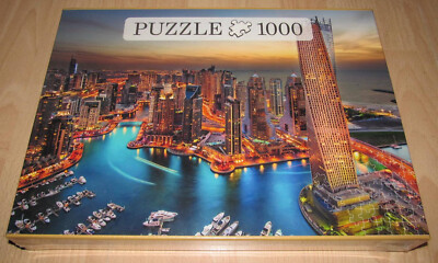 Puzzle Mint Dubai bei Nacht 1000 Teile   noch in der original Folie - Top !!