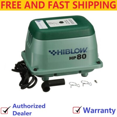 Hiblow HP-80 (HP80) LINEAR AIR PUMP POND AERATION SEPTIC AERATOR Water Pond