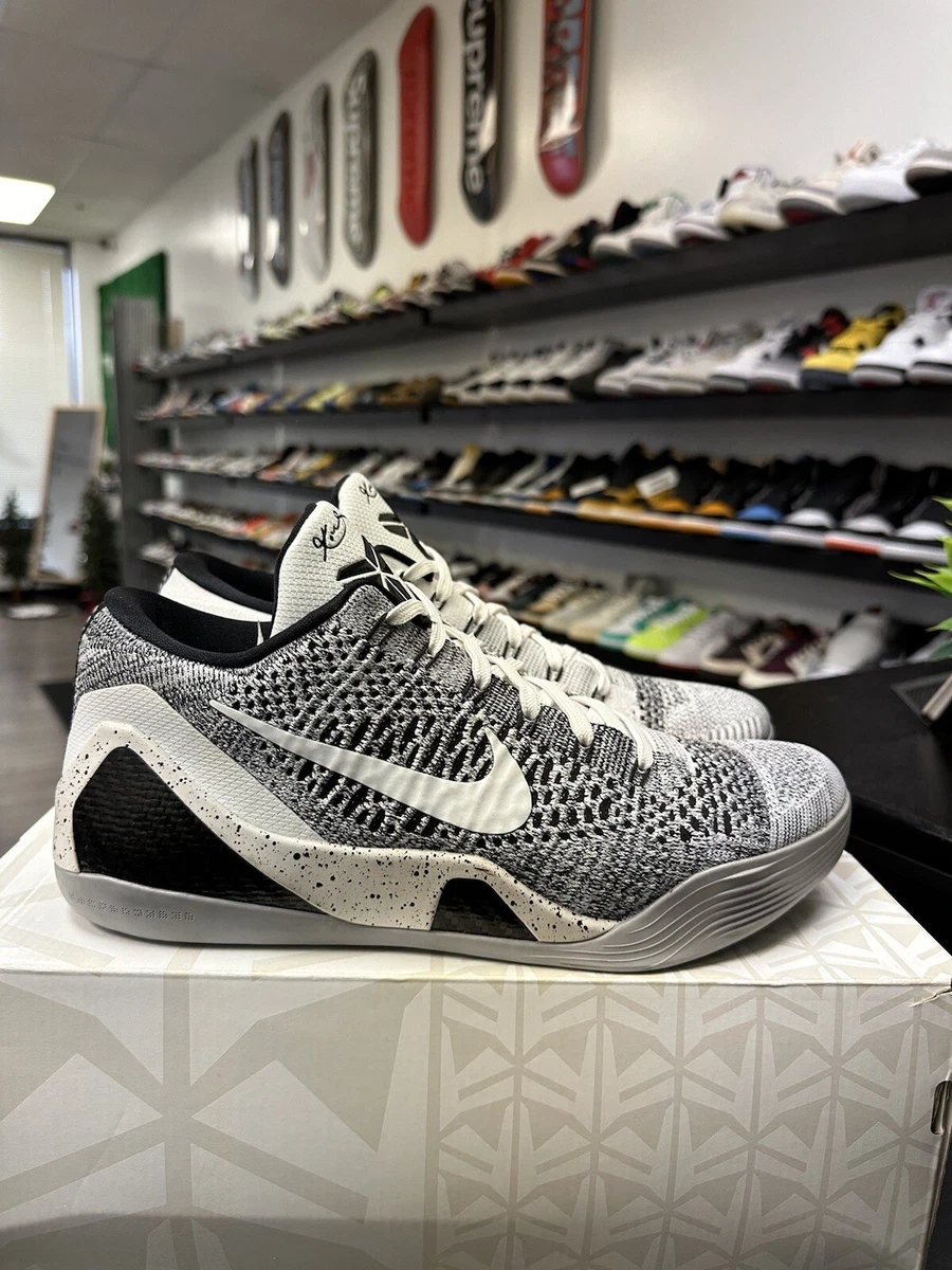 Nike Kobe 9 Elite Low Beethoven Size 10 Pre Owned 639045101 Black White Grey