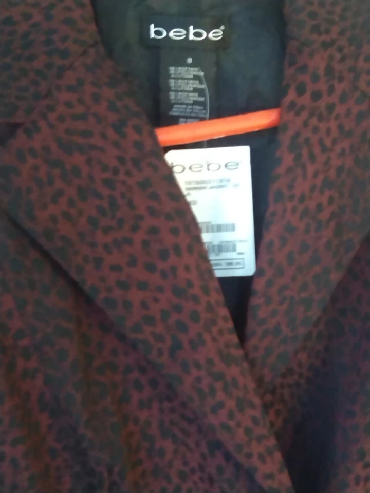 Nuevo Traje Bebe Diseño Leapord Rosa Rojizo con Etiquetas = $306 Foto 2 de 4