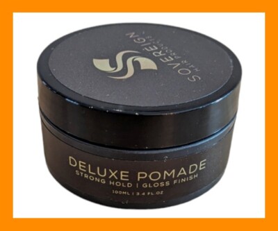 SOVEREIGN HAIR PRODUCTS Deluxe Pomade Strong Hold High Gloss Style 100g UK Made