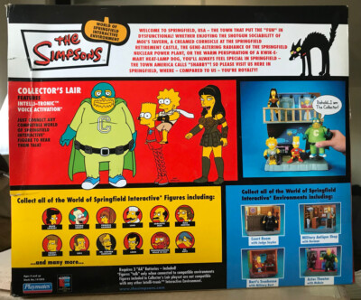 Playmates Simpsons Collector's Lair World Of Springfield Set
