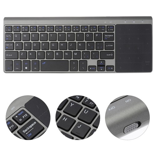2 PCS Drahtloses Tastatur -Touchpad Arbeit Leise Computertastatur - Afbeelding 11 van 12
