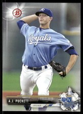 A.J. Puckett 2017 Bowman Prospects #BP4 Kansas City Royals