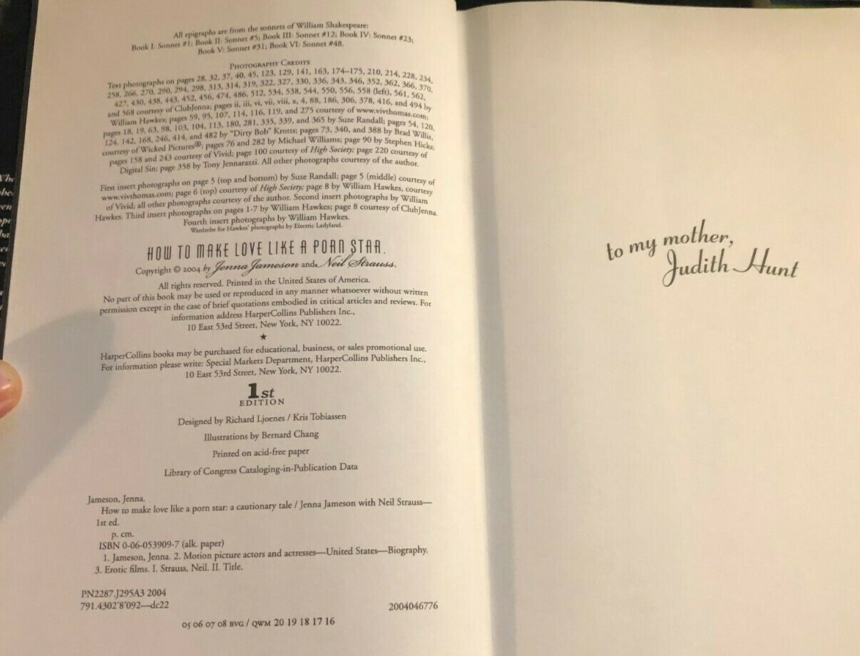HOW to MAKE LOVE LIKE A PORN STAR Cautionary Tale 2004 Jenna Jameson