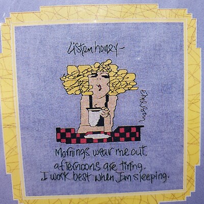 Emerson Quillin Listen Honey Lifes A Stitch Mornings Wear Me Out Work Sleeping