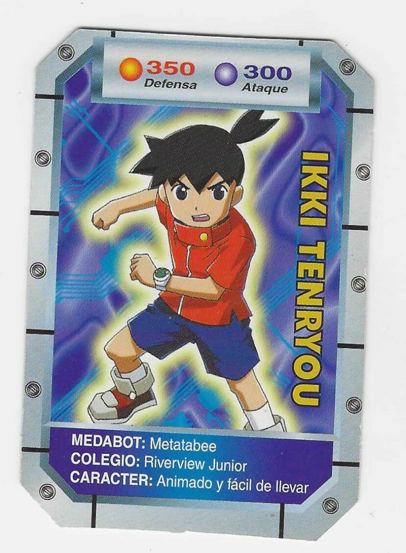 2002 Card MEDABOTS ROLL #10 IKKI TENRYOU Peru Very Rare TCG