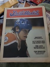 1981 WAYNE GRETZKY SPORTS UPDATE NEWSPAPER EDMONTON OILERS NHL HOCKEY LEGEND WHA