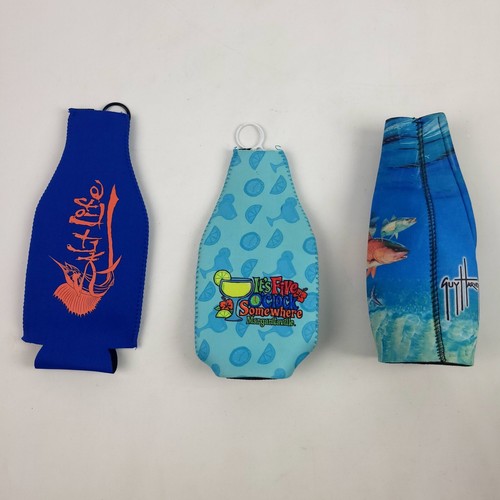 (Lot of 3) Coozie Bottle Salt Life Guy Harvey & Margaritaville