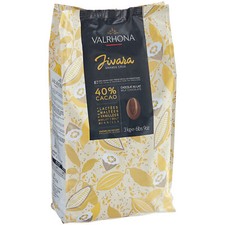 Valrhona Jivara 40% Milk Chocolate Feve 6.6 lb. WS-999VAL4658
