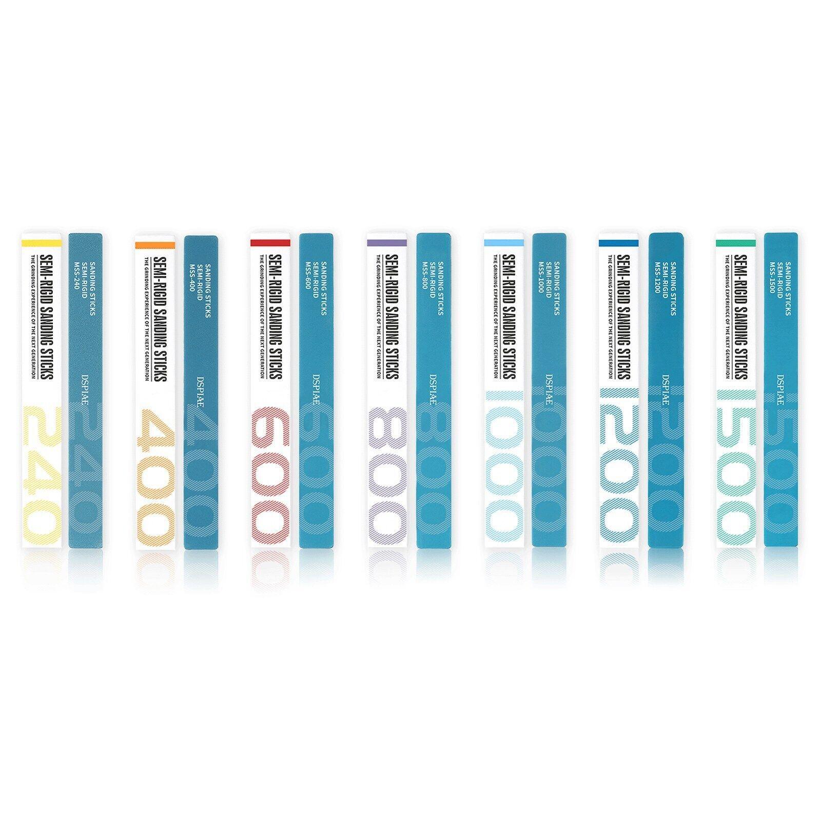 3Pcs #240-1500 MSS Semi-Rigid Sanding Stick Kit For Gundam Model Grinding Tool