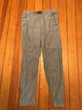 Old Navy Boys Pull On Jogger Pants Gray Cotton Blend Size: XL 14-16 inseam 25