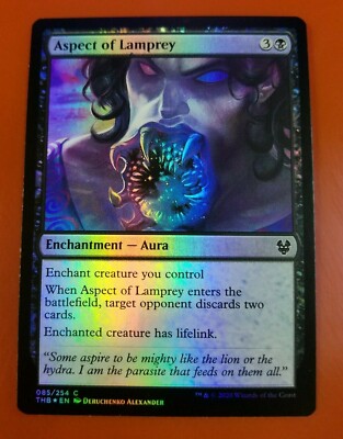1x Aspect of Lamprey | FOIL | Theros Beyond Death | MTG Magic Cards