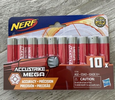 Nerf Accustrike Mega Dart Series Refill 10 count Brand New Bullet Hasbro 