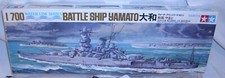 TAMIYA BATTLE SHIP YAMATO WATER LINE WWII MODEL KIT BOXED 1/700 WITH BRASS PARTS