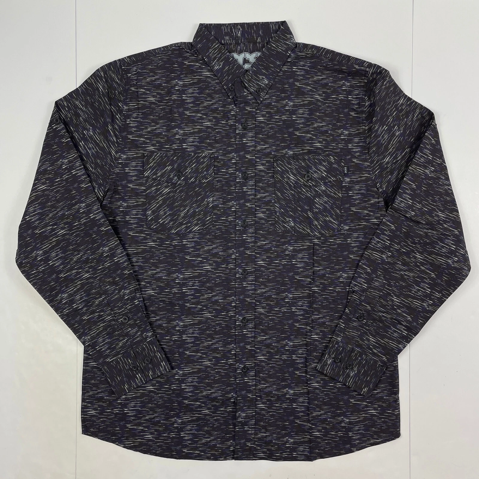CCS Shirt Mens Large Button Down Long Sleeve Collared Lightweight Casual Outdoor