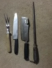 4 Vintage Meal/Meat Prep Kitchen Tools