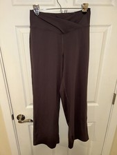 Halara Crossover High Waisted Dark Gray Flare Leggings In Size Medium-NWT