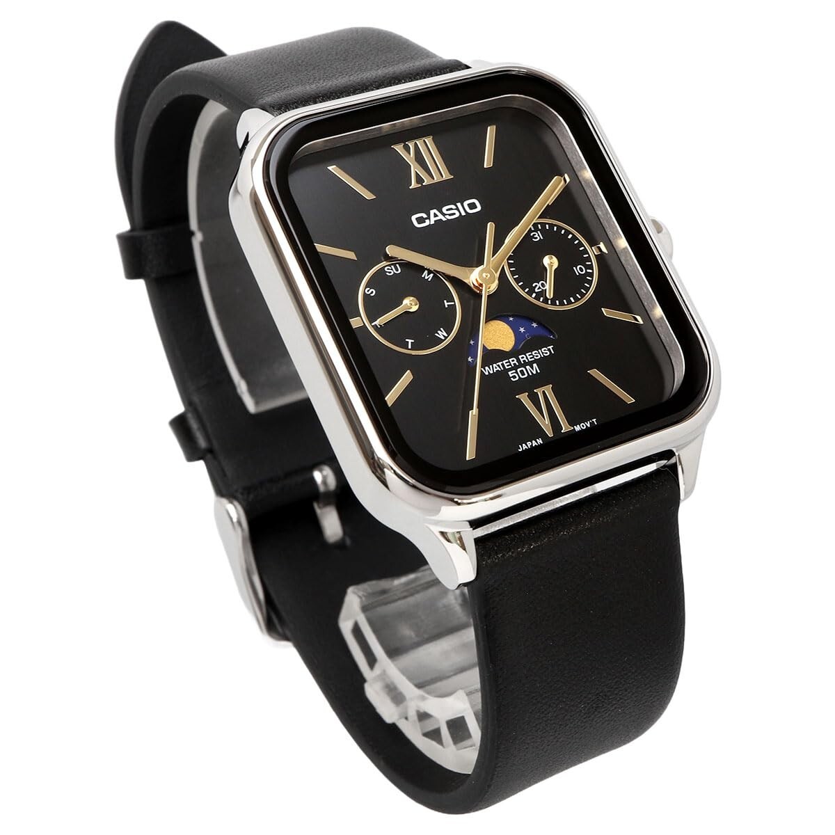 Casio watch Standard Moon Phase Analog Men Watch MTP-M305L