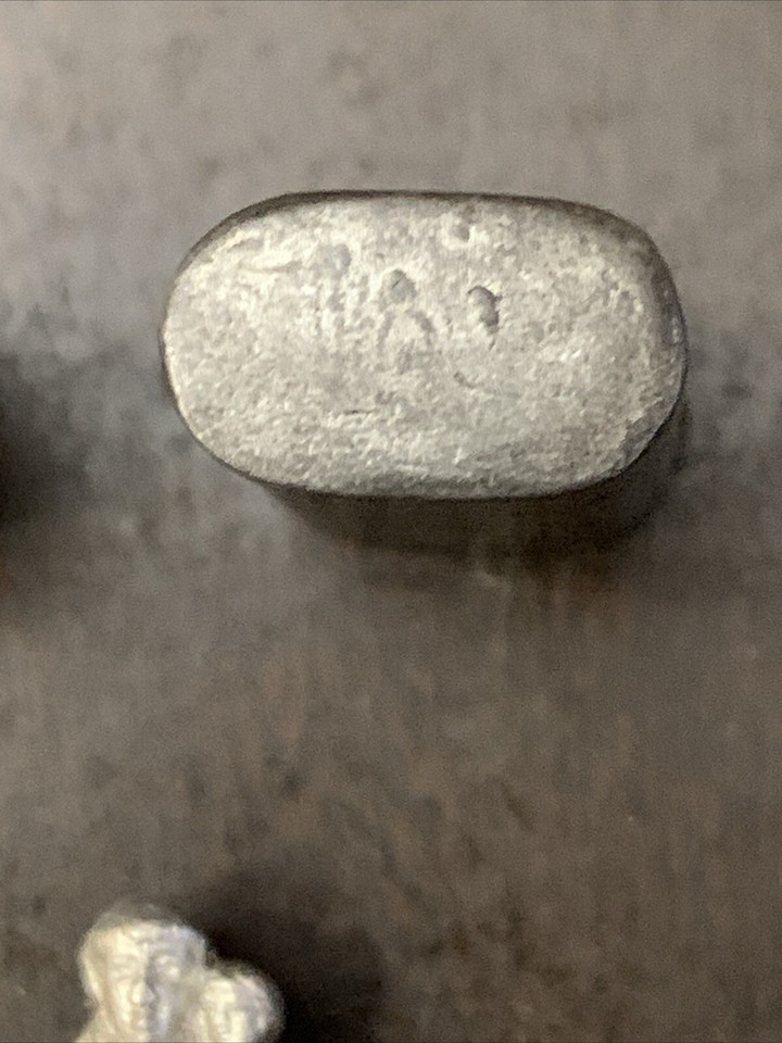 Antique WWII Soldiers Mini Pocket Religious Shrine Brass Statue Capsule